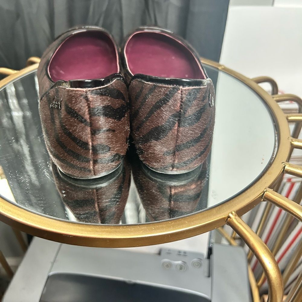 Coach Poppy Randy Calf Hair Ballet Flat - Picture 5 of 7